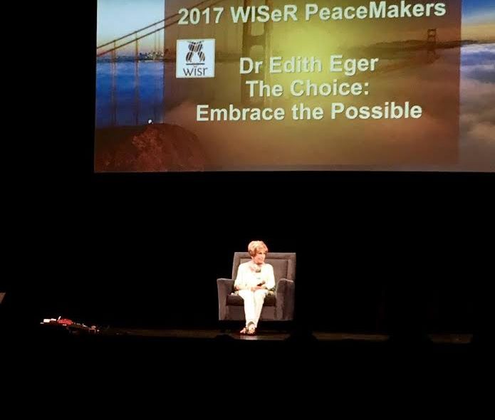 WISeR Hosts Dr. Eger During Noteworthy Peace Makers Celebration